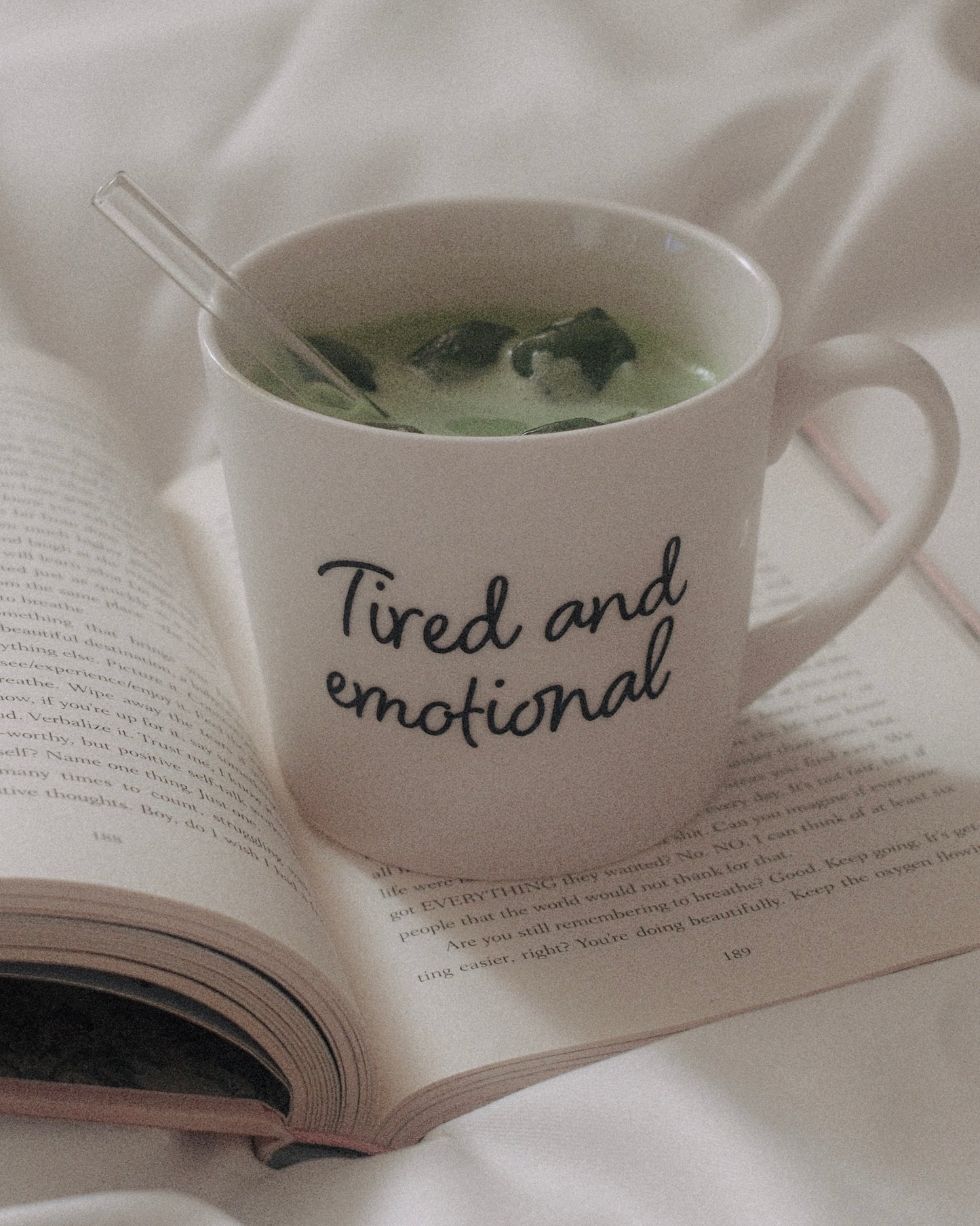 Tired and emotional mug