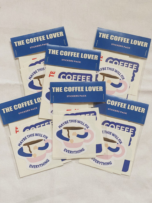 The coffee lover stickers pack