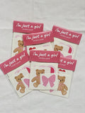 I’m just a girl stickers pack